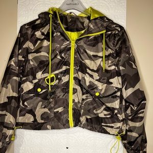 Army fatigue bomber jacket